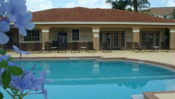 Pool with lounge chairs 